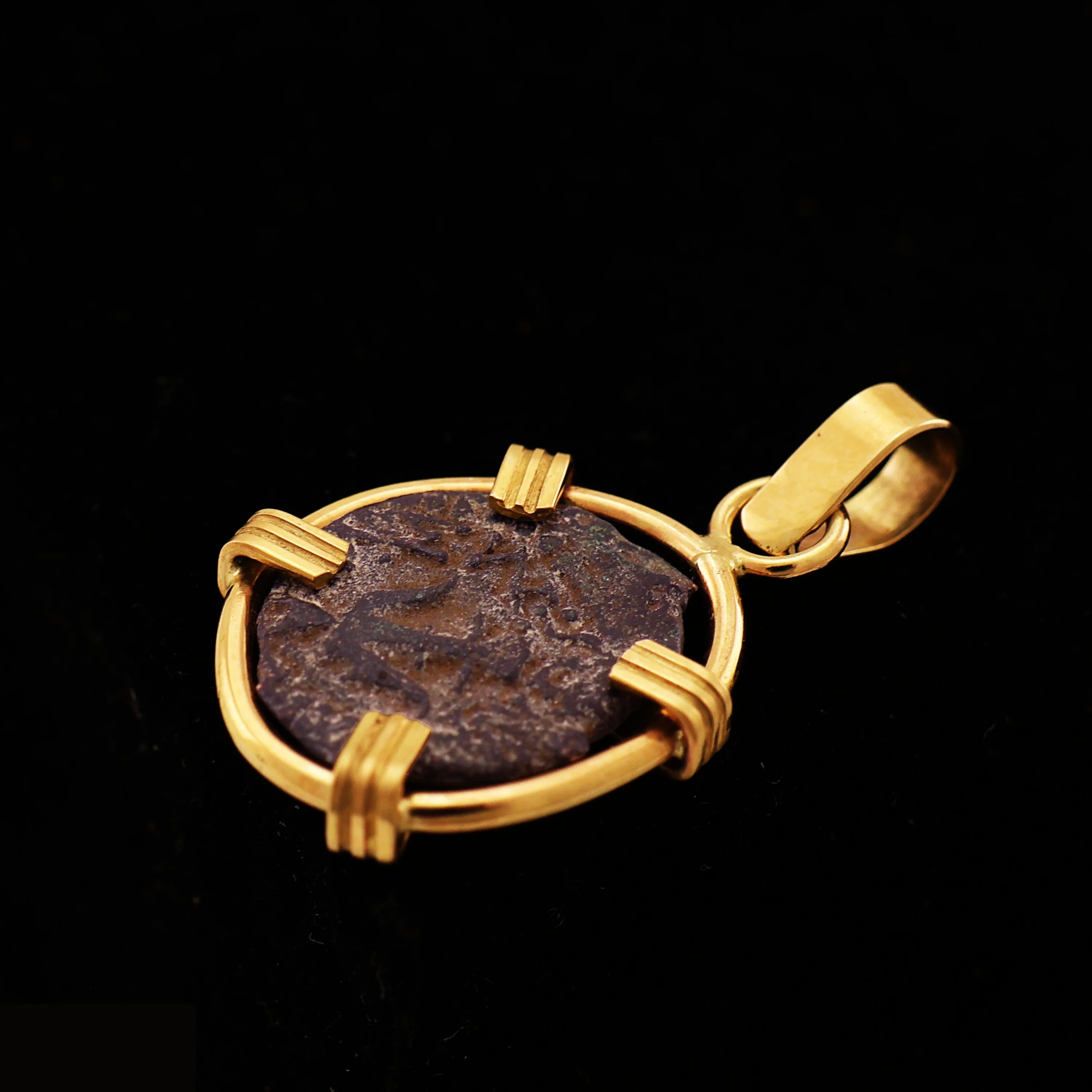 Biblical Widow's Mite Coin Pendant - Image 3