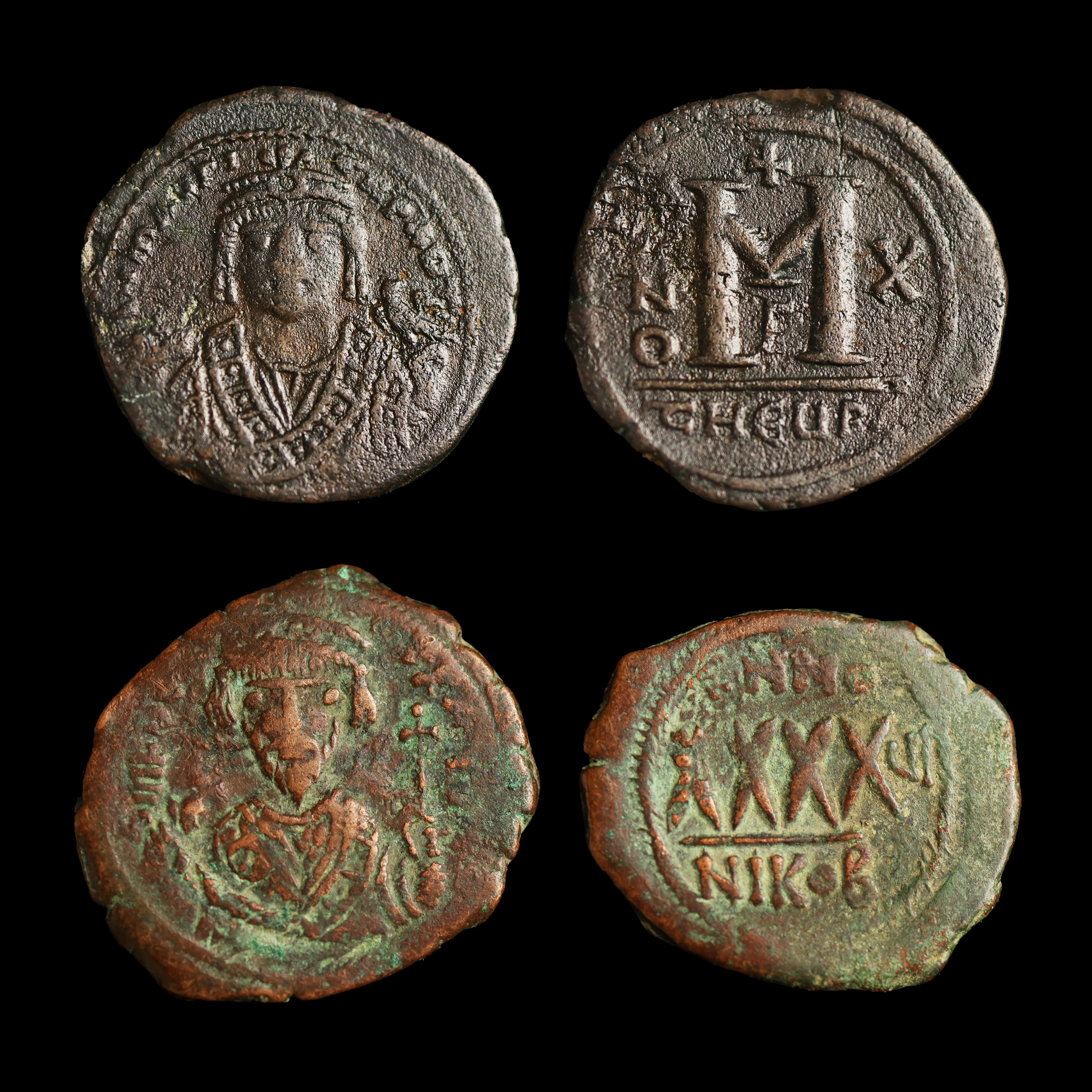 Large Byzantine Empire Bronze Coin - Image 4