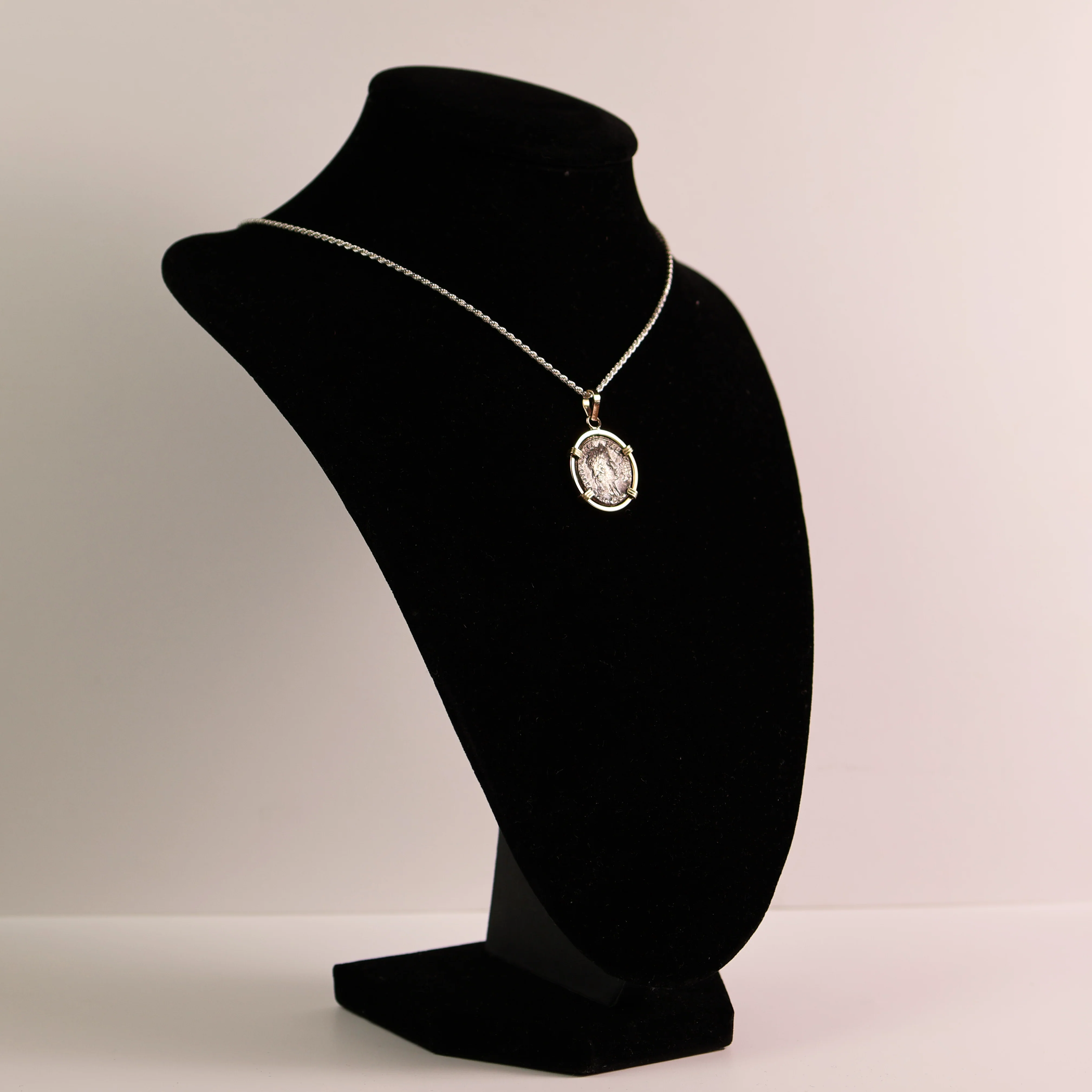 Emperor Augustus Denarius Pendant - Image 4