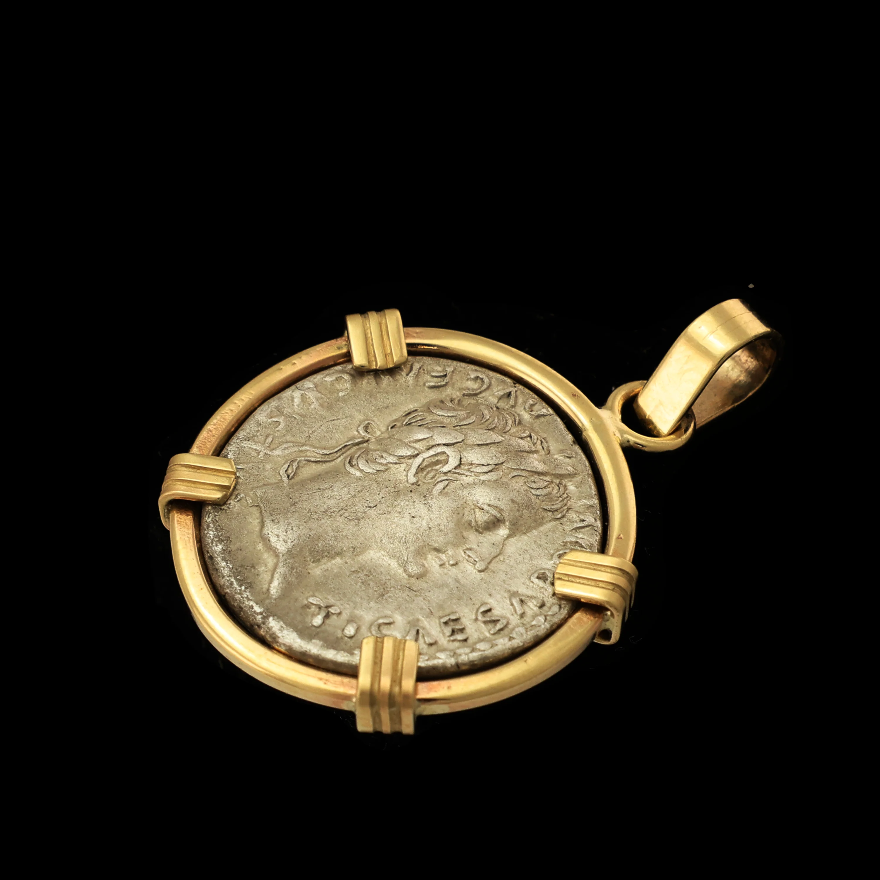 Emperor Tiberius Denarius Pendant - Image 3