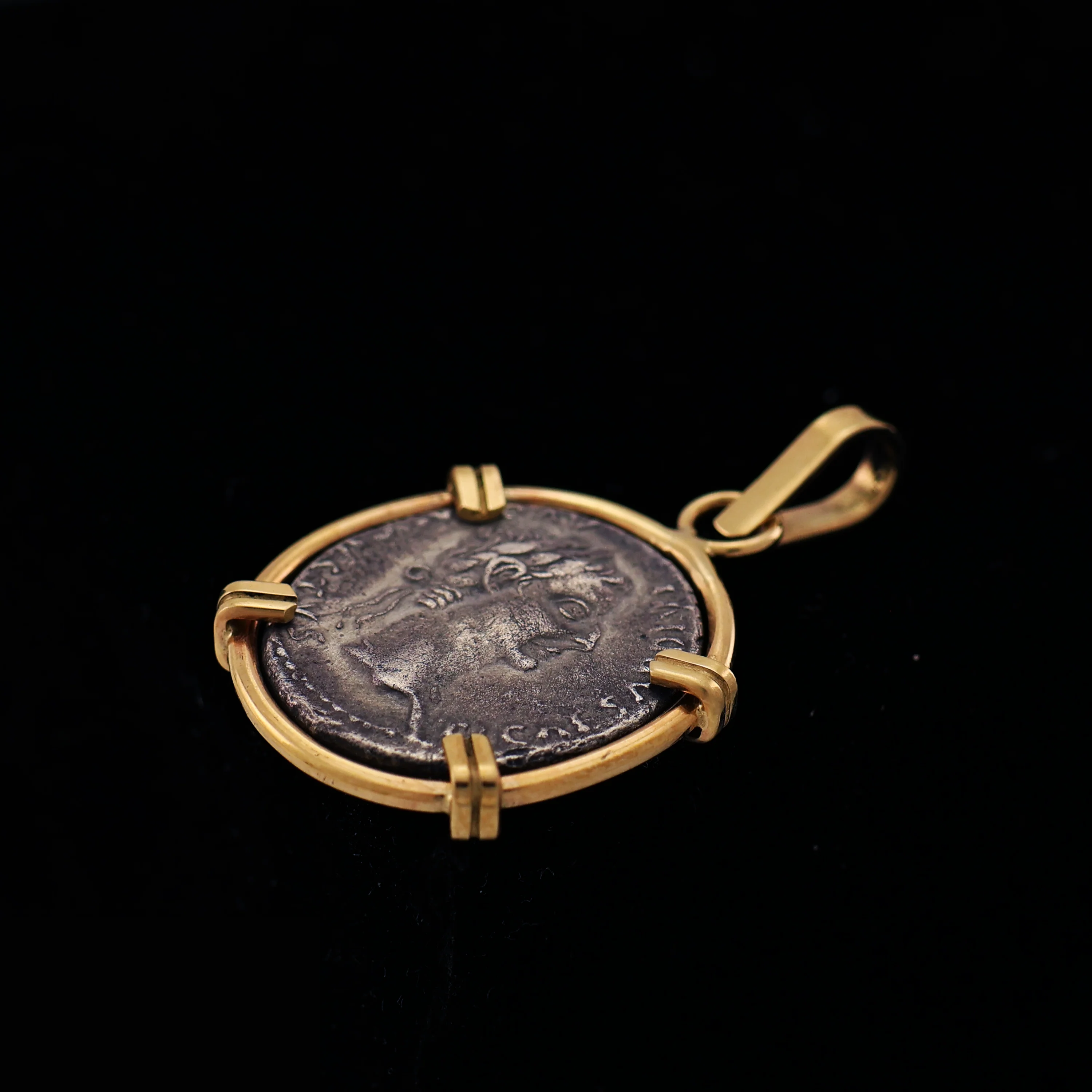 Emperor Tiberius Denarius Pendant - Image 3