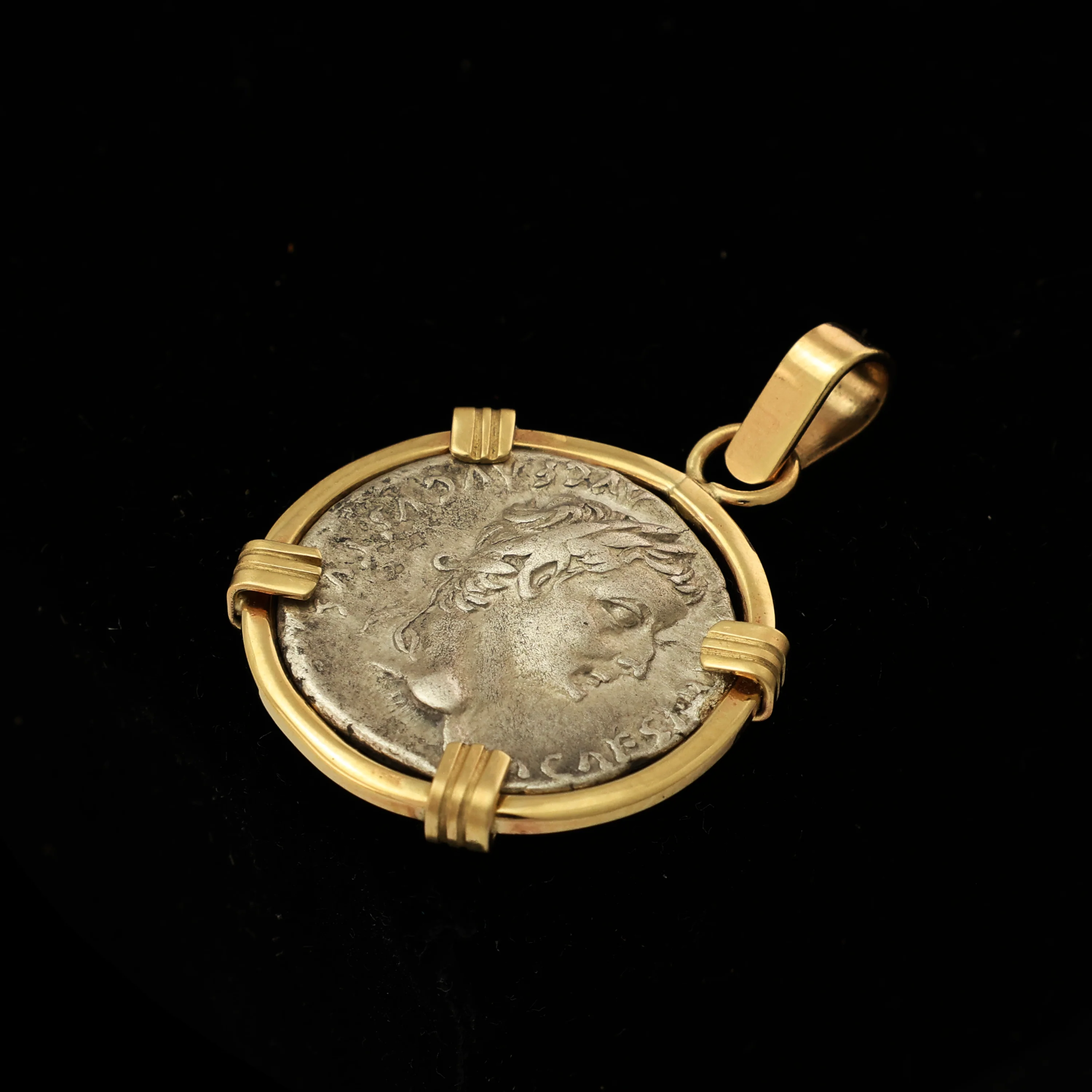 Emperor Tiberius Denarius Pendant - Image 3