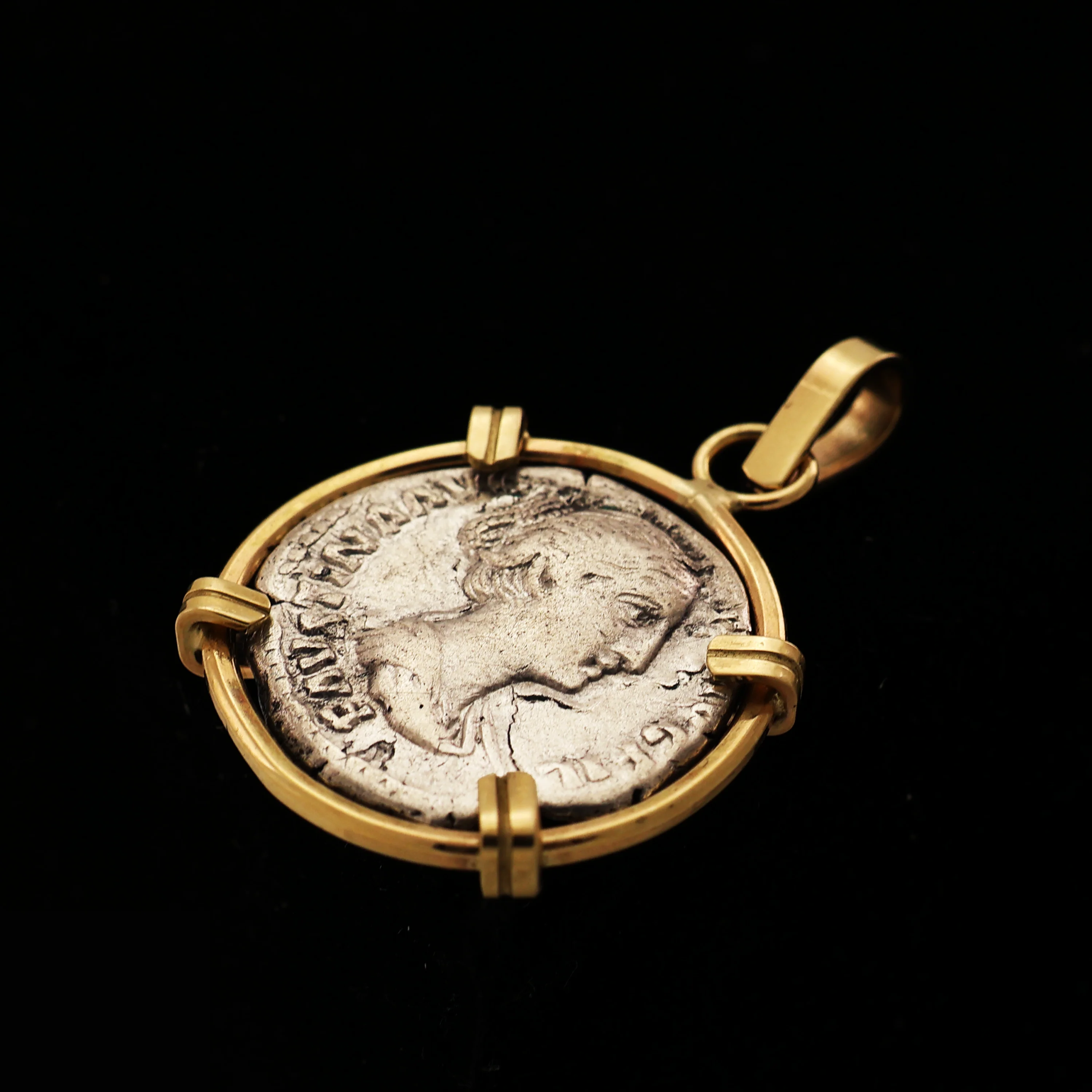 Faustina the Younger Denarius Pendant - Image 3