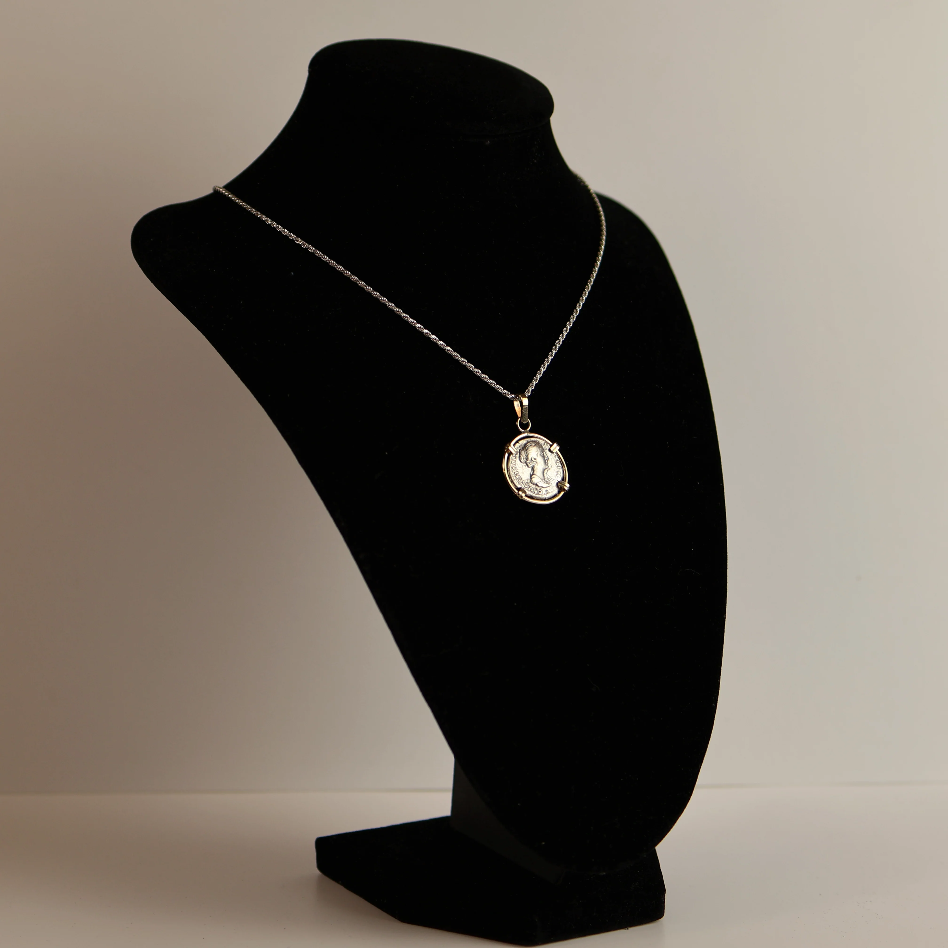 Faustina the Younger Denarius Pendant - Image 4