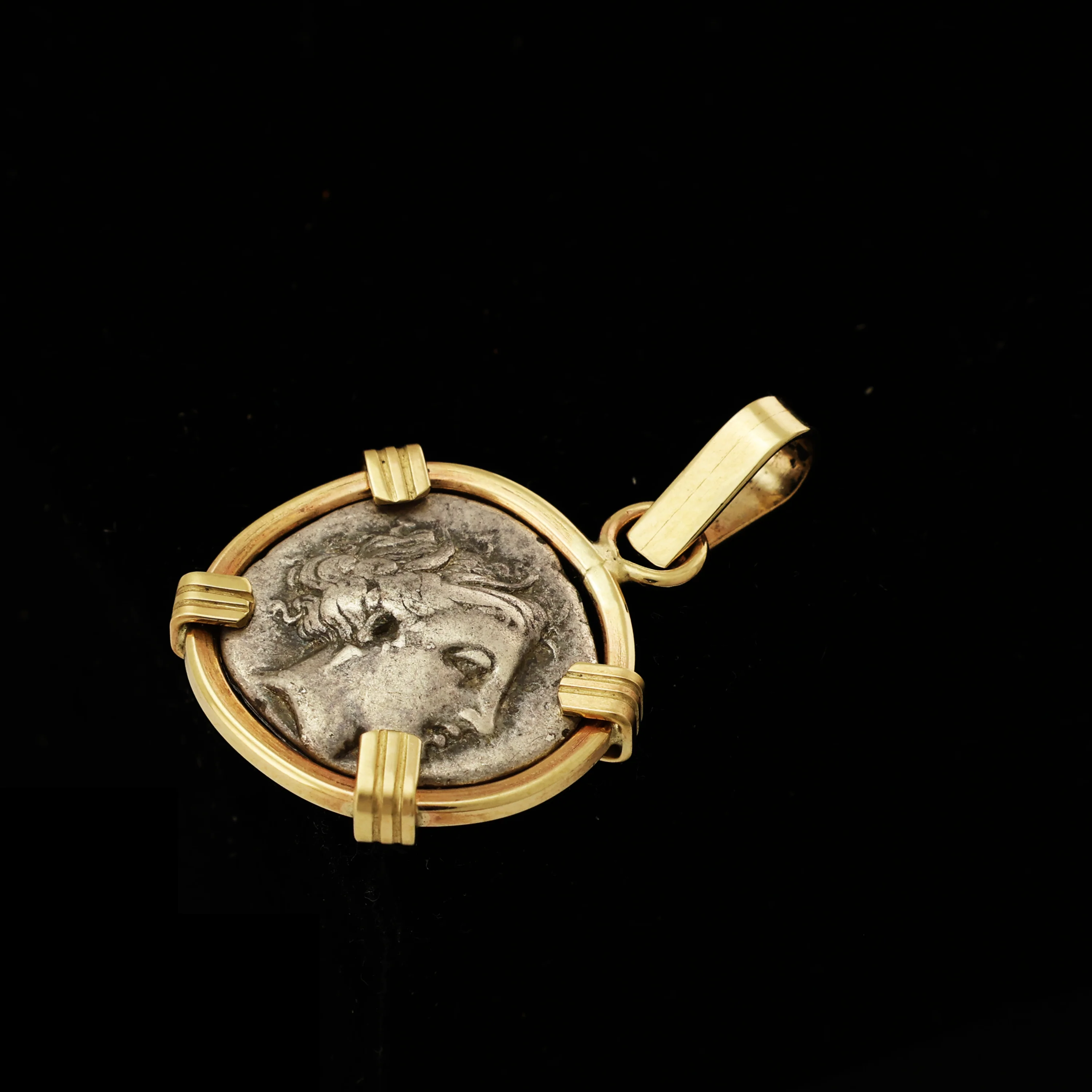 Greek Warrior Coin Pendant - Image 3