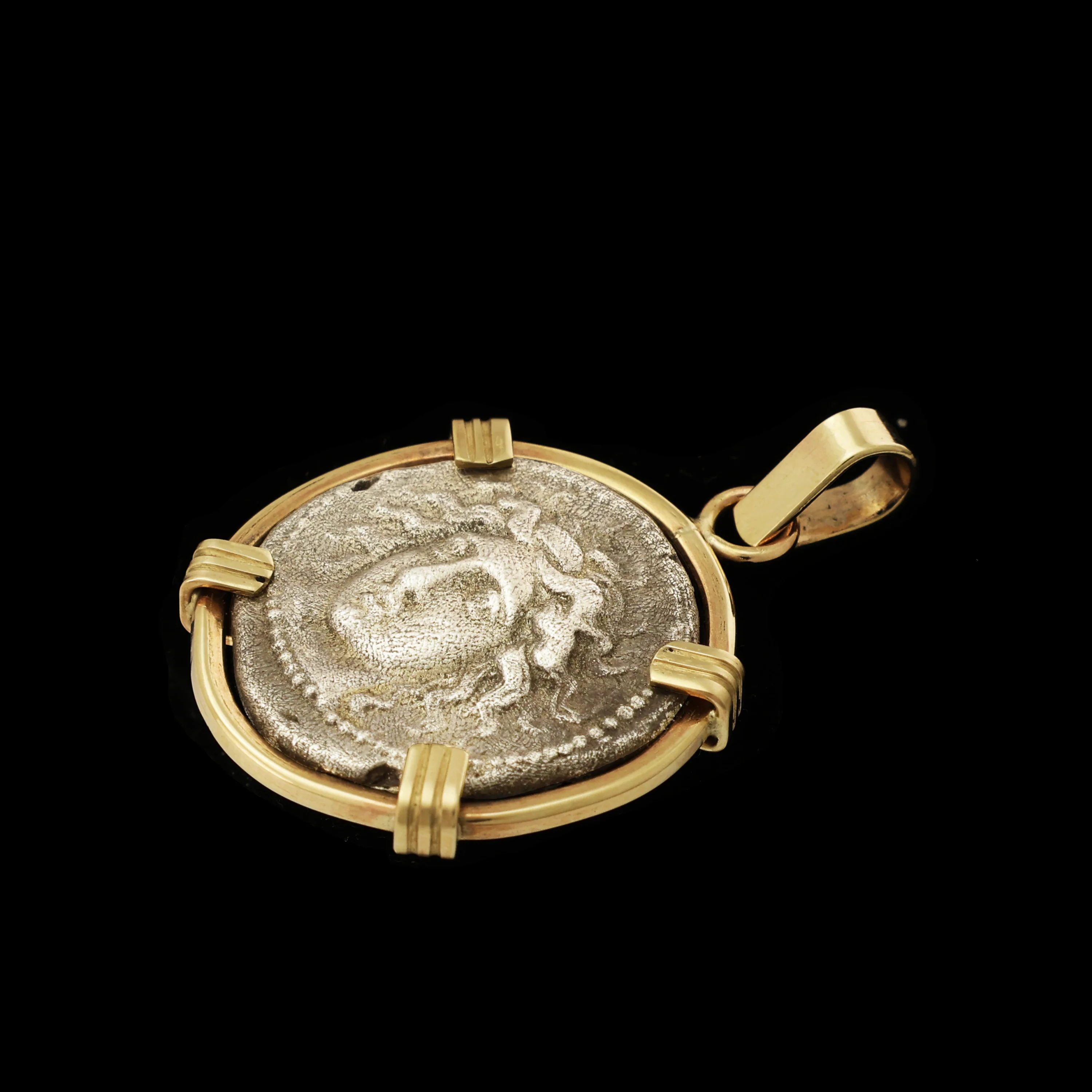 Greek Nymph Coin Pendant - Image 3