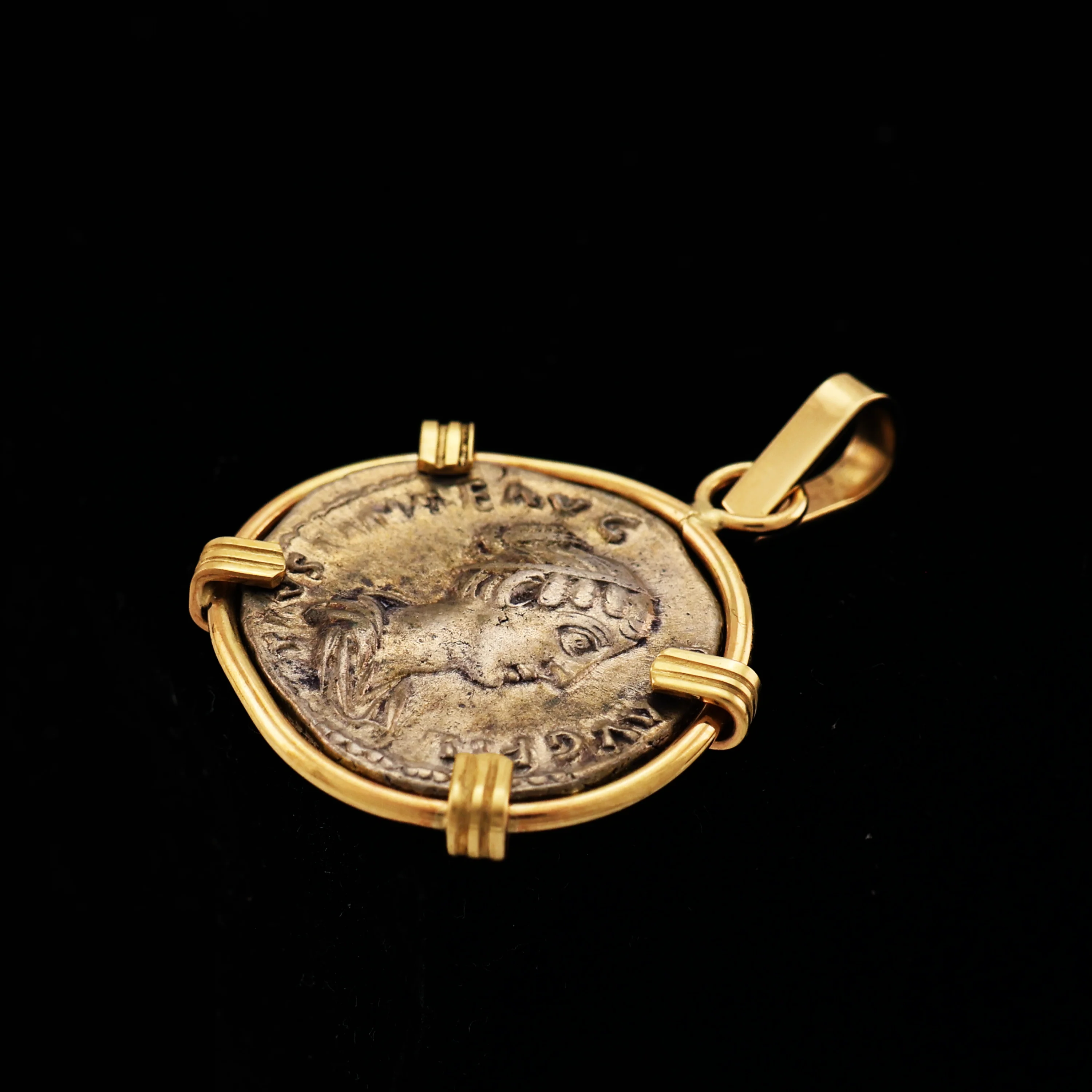 Faustina the Younger Denarius Pendant - Image 3