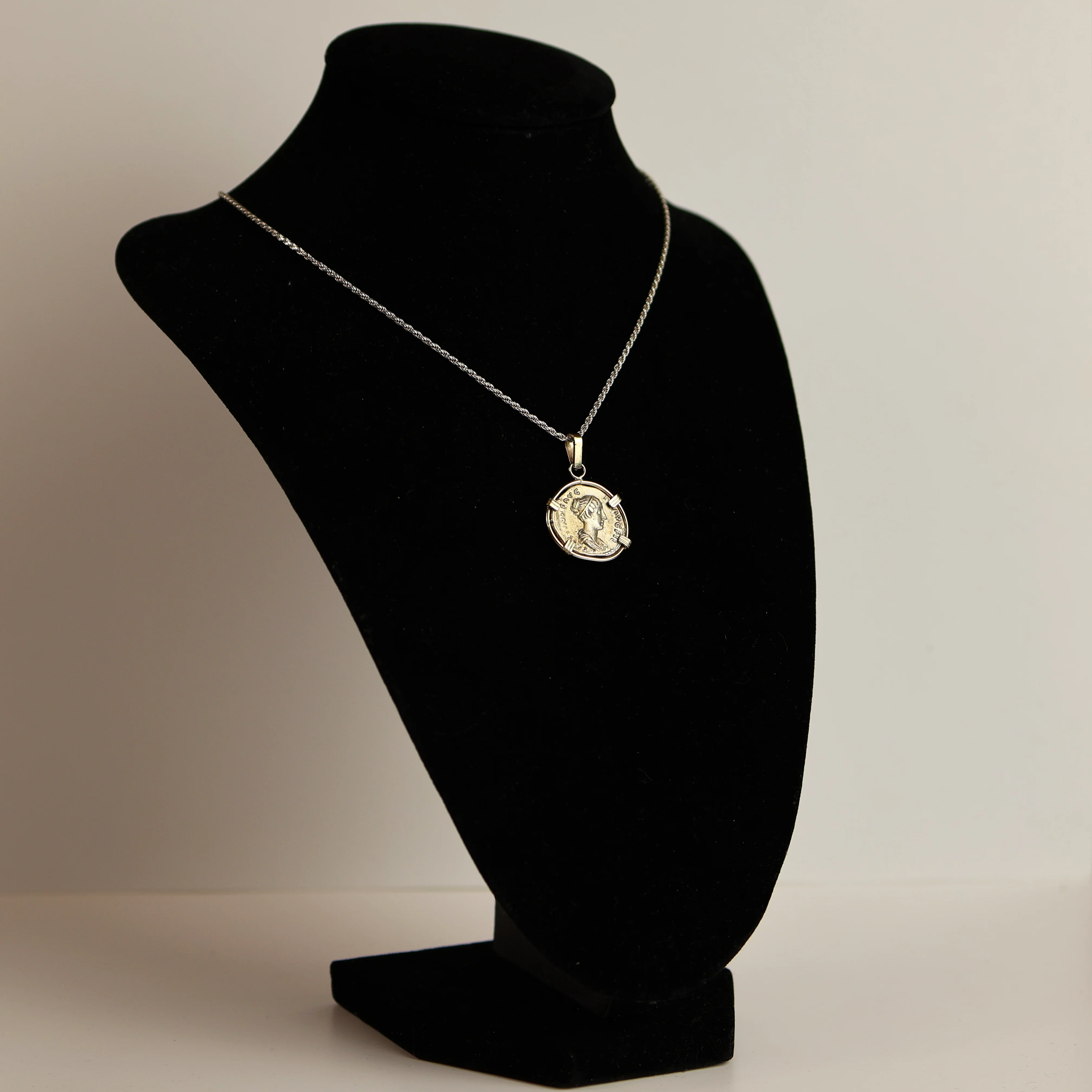 Faustina the Younger Denarius Pendant - Image 4