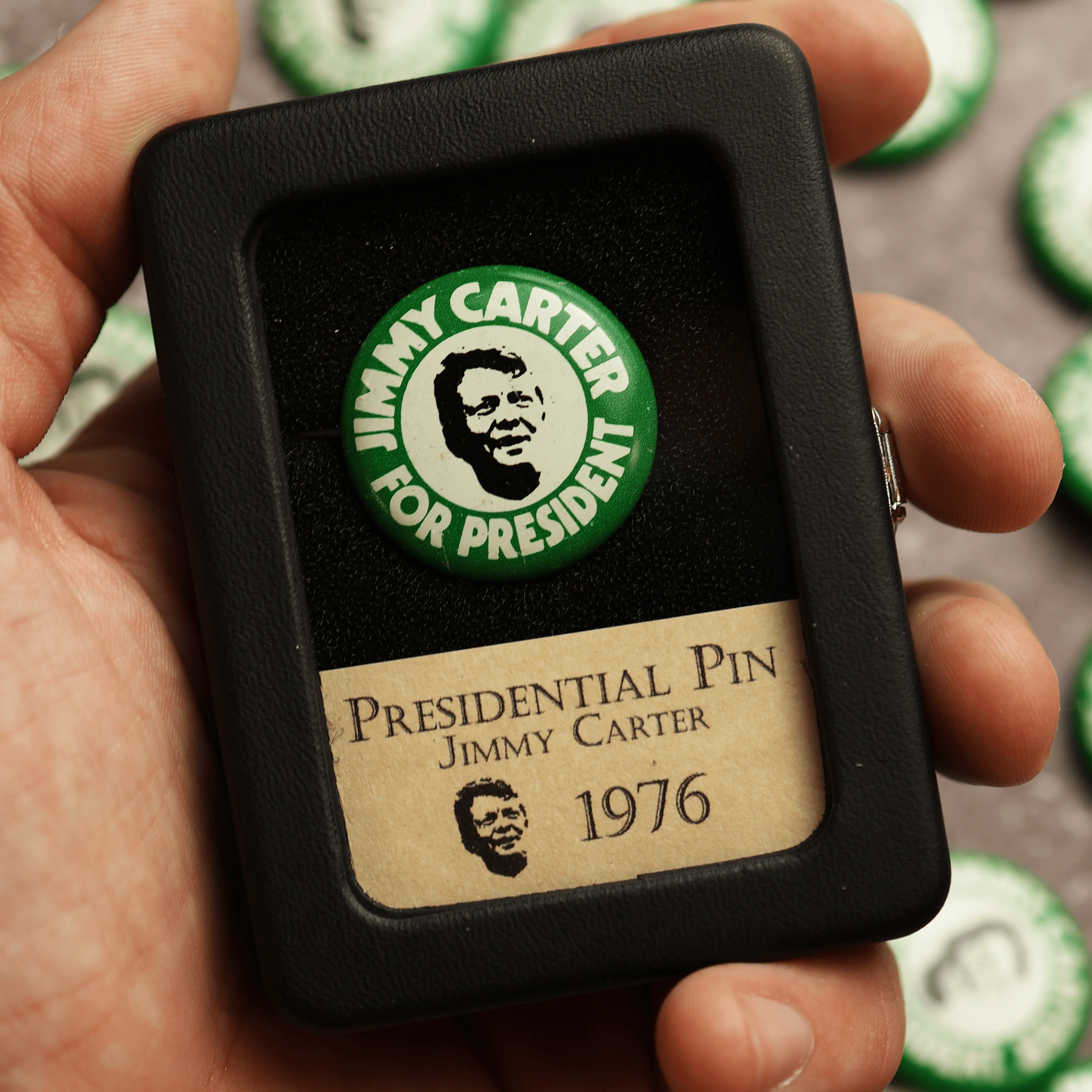 Jimmy Carter Presidential Campaign Pin - Image 3