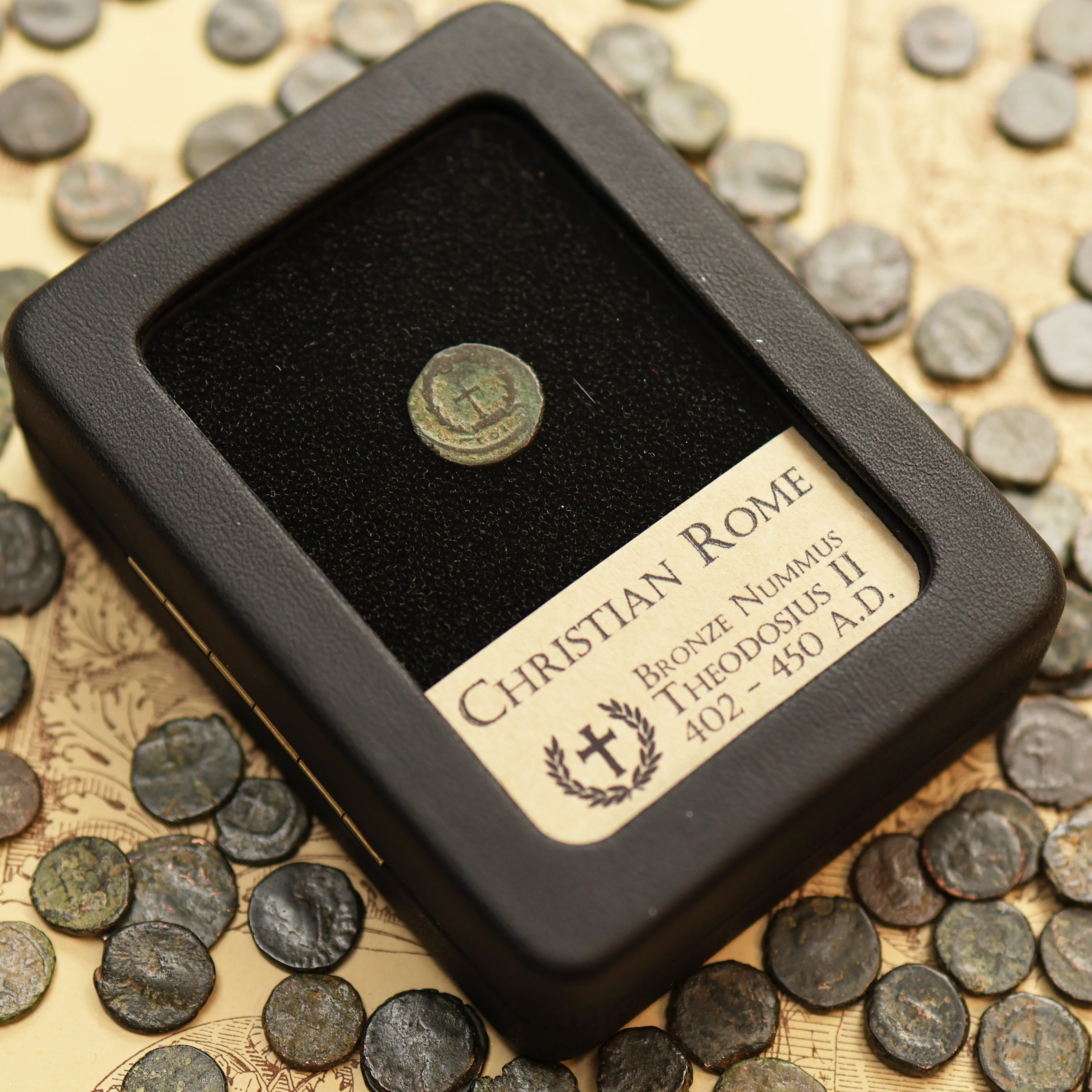 Christian Roman Coin | Bronze Nummis - Image 4